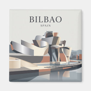 Bilbao Guggenheim Museum Spain Magnet