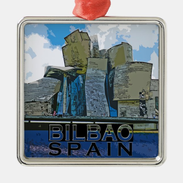 Bilbao Metal Ornament (Front)