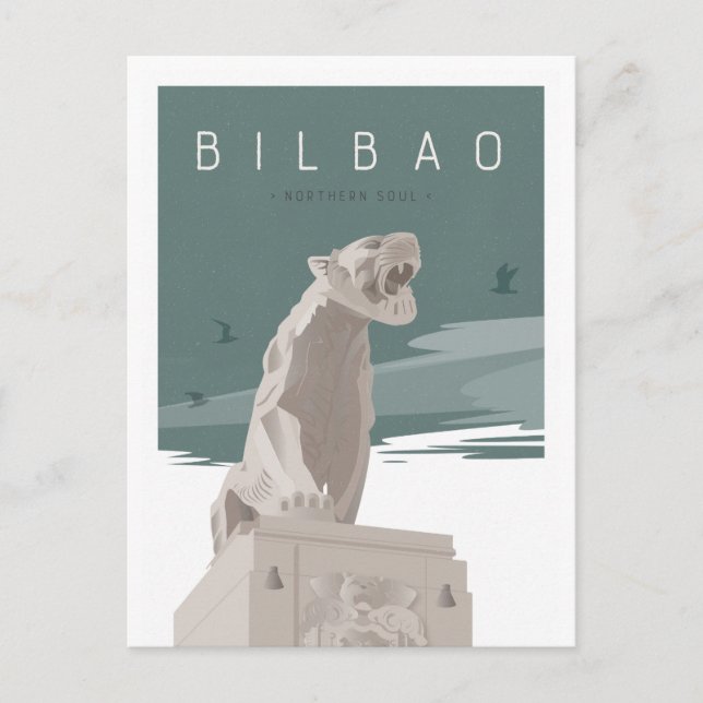 BILBAO · Northern Soul · Edificio El Tigre Postcard (Front)