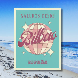 Bilbao Spain España Retro Vintage Postcard