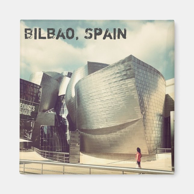 Bilbao Spain Fridge Magnet (Front)