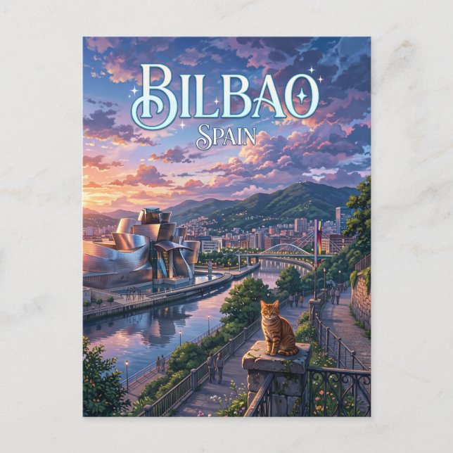 Bilbao Spain Postcard (Front)