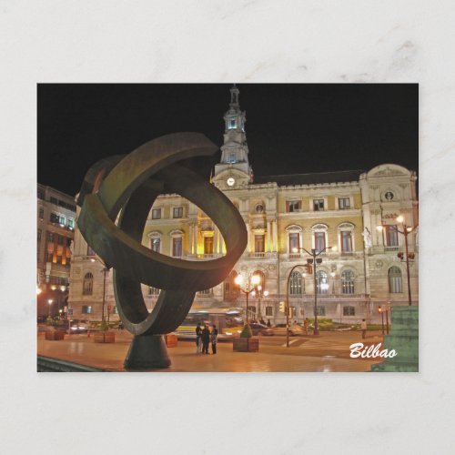 Bilbao Town Hall Postcard