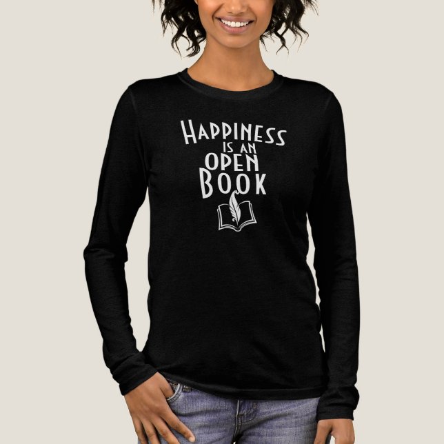 Bilbiophile Happiness Tri-Blend Shirt (Front)
