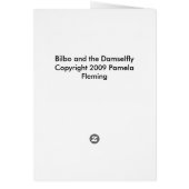 Bilbo and the Damselfly Cards (Back)