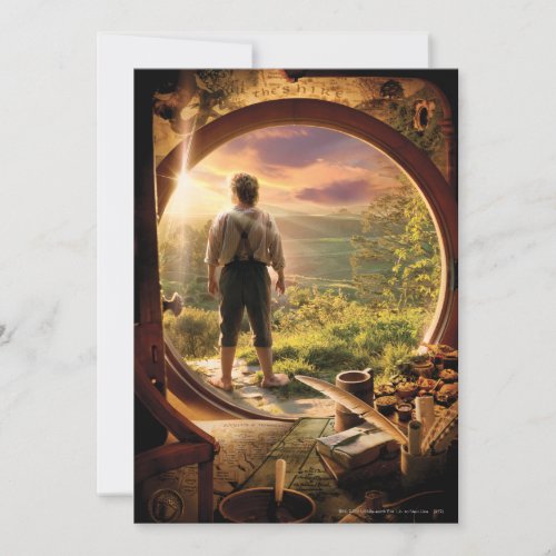 Bilbo Back in Shire Collage Custom Invite