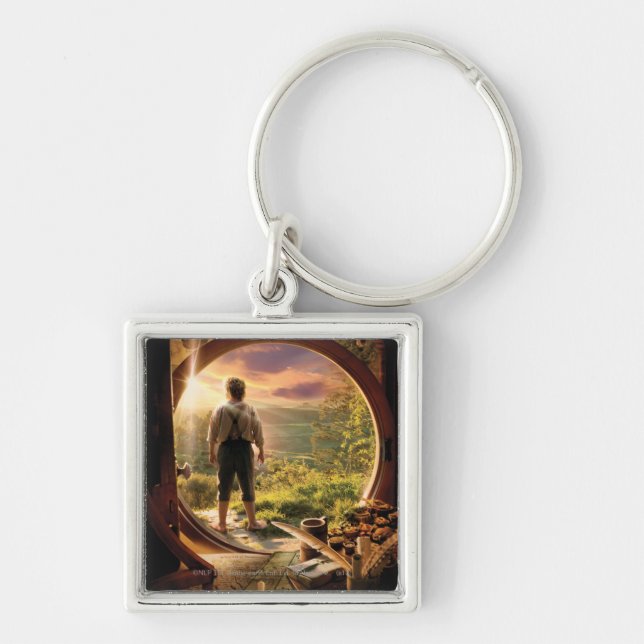 BILBO BAGGINS™ Back in Shire Collage Keychain (Front)