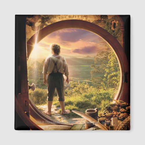 BILBO BAGGINS Back in Shire Collage Magnet