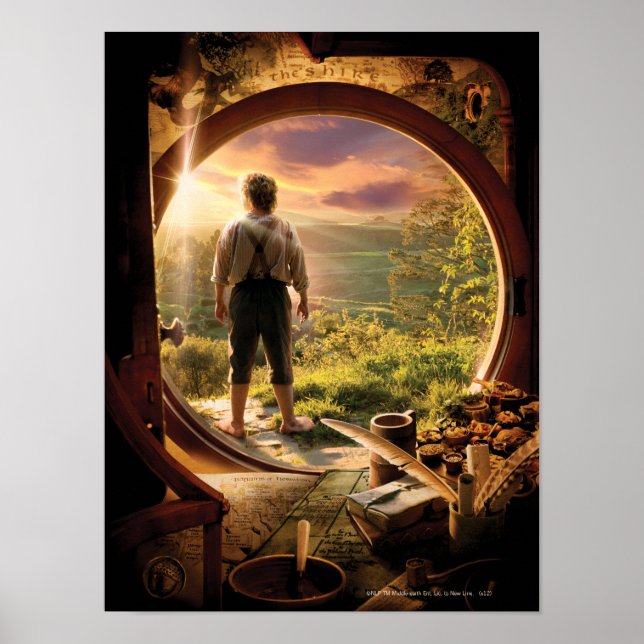 BILBO BAGGINS™ Back in Shire Collage Poster (Front)