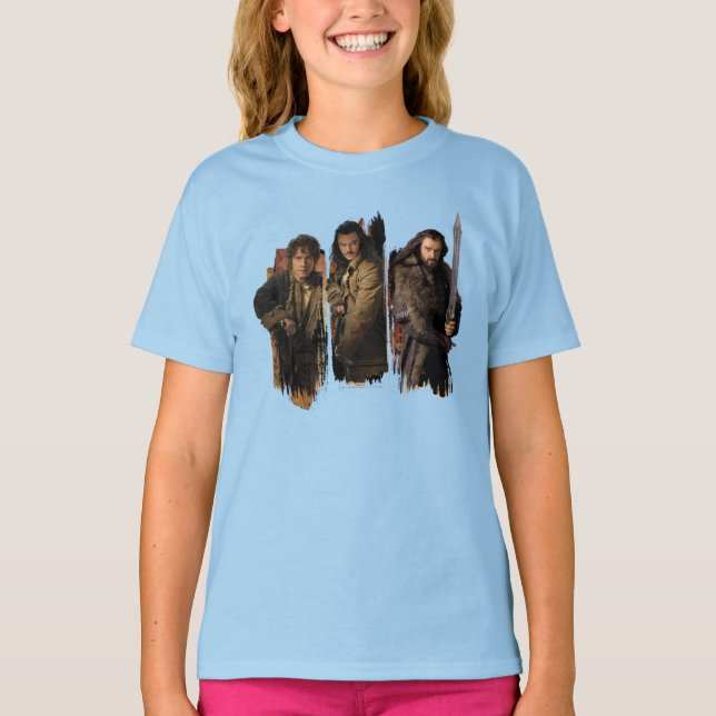 BILBO BAGGINS™, Bard, and Thorin Graphic T-Shirt (Front)