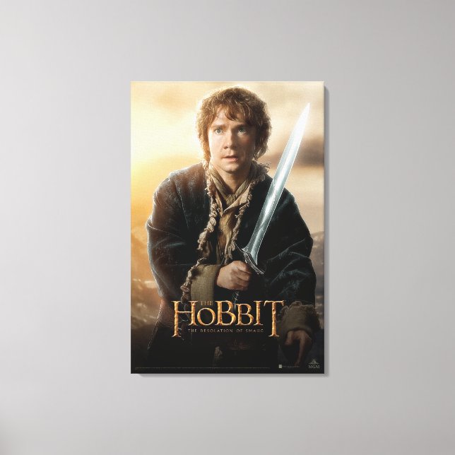 BILBO BAGGINS™ Character Poster 2 Canvas Print (Front)
