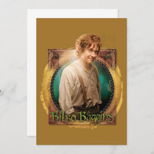 BILBO BAGGINS™ Character with Name (Front/Back)