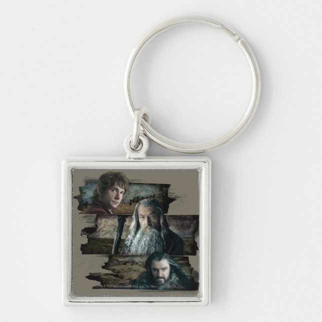 BILBO BAGGINS™, Gandalf, THORIN OAKENSHIELD™ Keychain (Front)