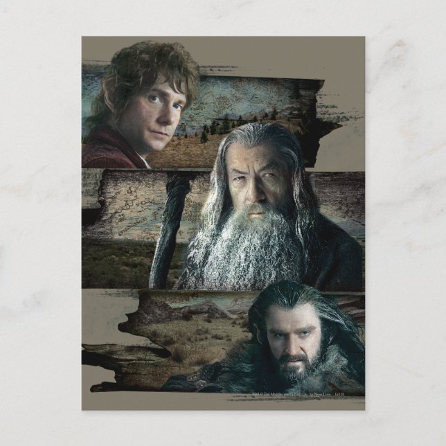 BILBO BAGGINS™, Gandalf, THORIN OAKENSHIELD™ Postcard (Front)