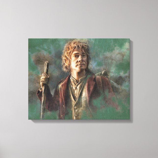 BILBO BAGGINS™ Illustration Canvas Print (Front)