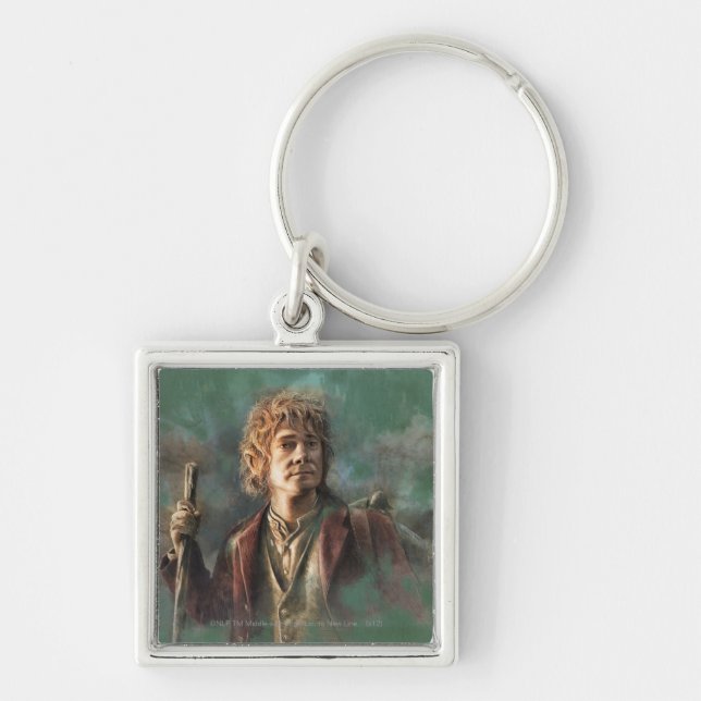 BILBO BAGGINS™ Illustration Keychain (Front)