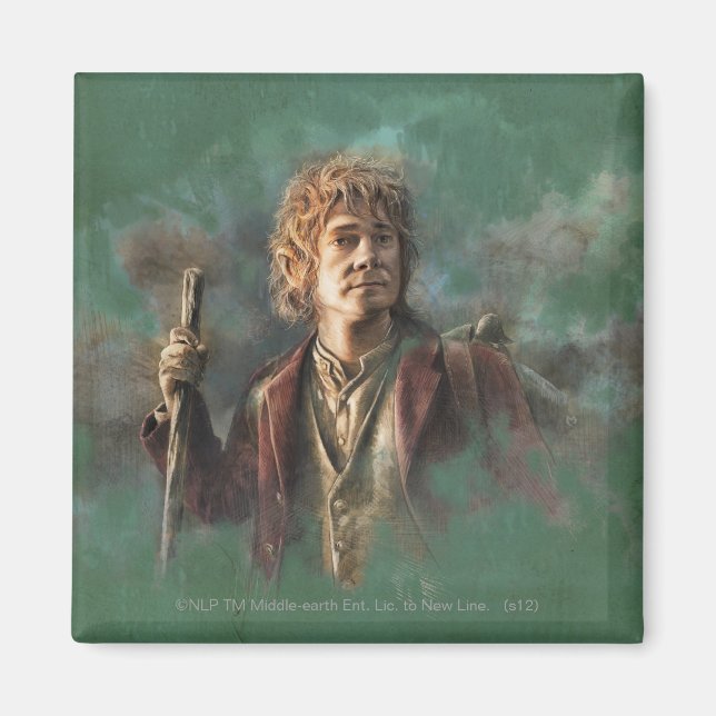 BILBO BAGGINS™ Illustration Magnet (Front)