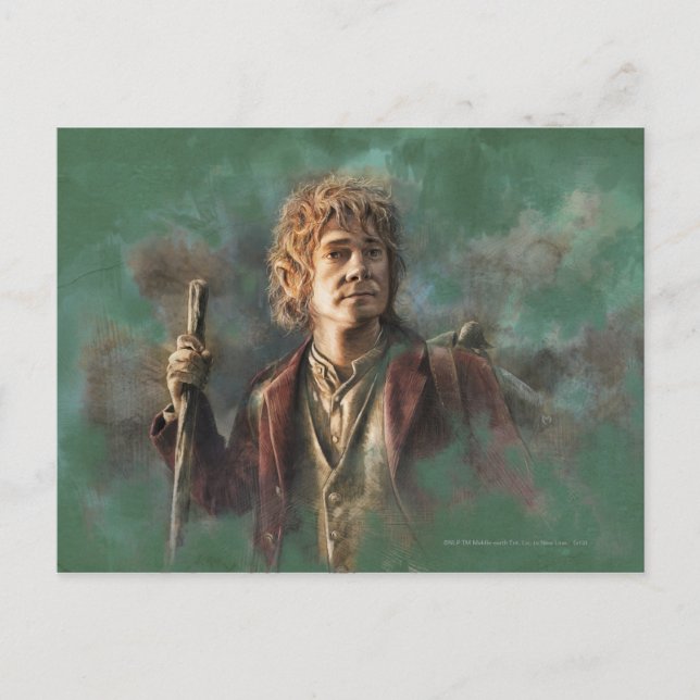 BILBO BAGGINS™ Illustration Postcard (Front)