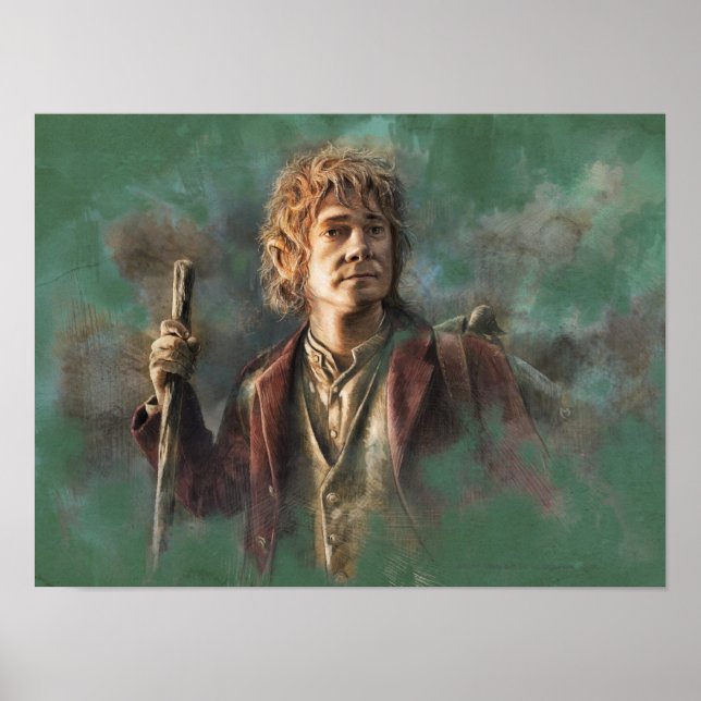 BILBO BAGGINS™ Illustration Poster (Front)