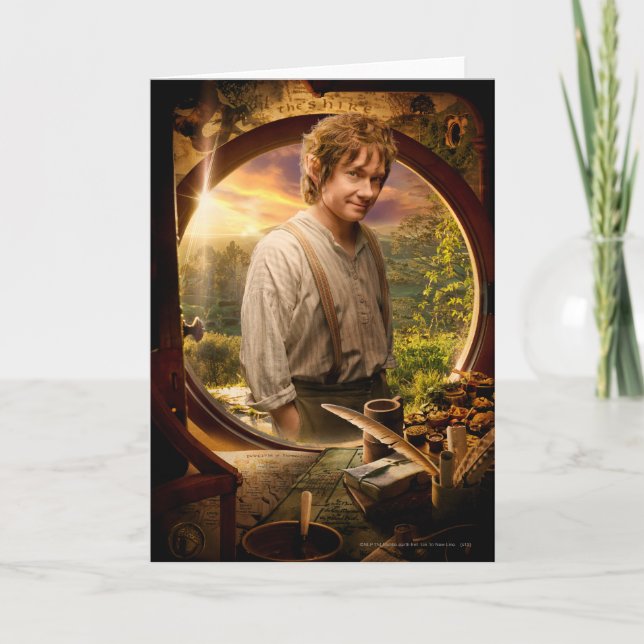 BILBO BAGGINS™ in Shire Collage Card (Front)