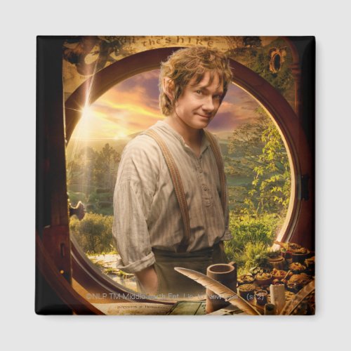 BILBO BAGGINS in Shire Collage Magnet