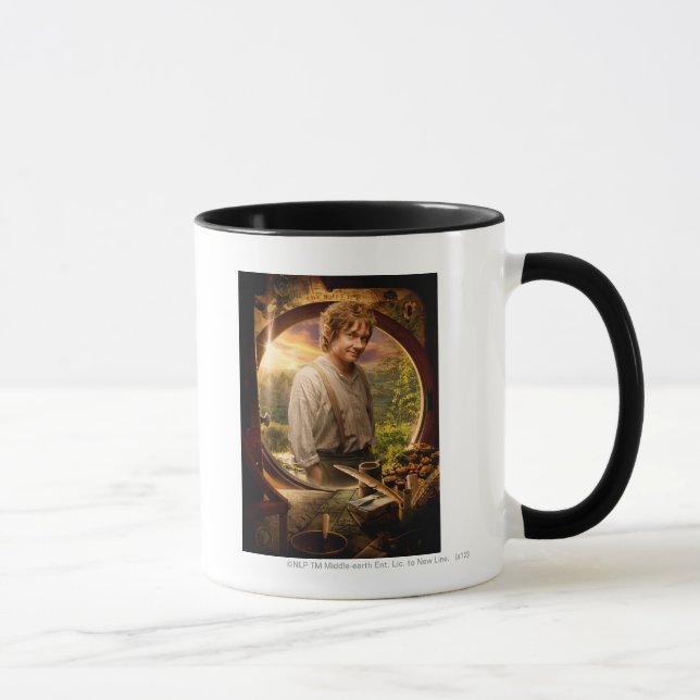 BILBO BAGGINS™ in Shire Collage Mug (Right)