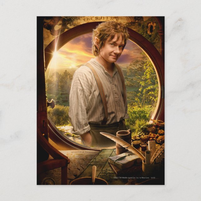 BILBO BAGGINS™ in Shire Collage Postcard (Front)