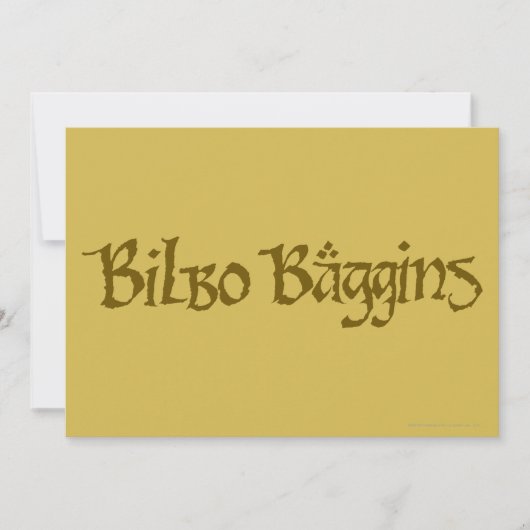 BILBO BAGGINS™ Solid (Front)