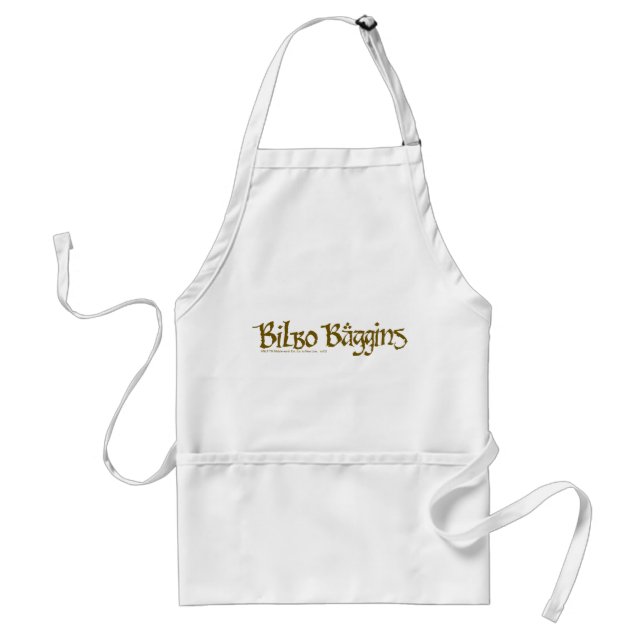 BILBO BAGGINS™ Solid Adult Apron (Front)