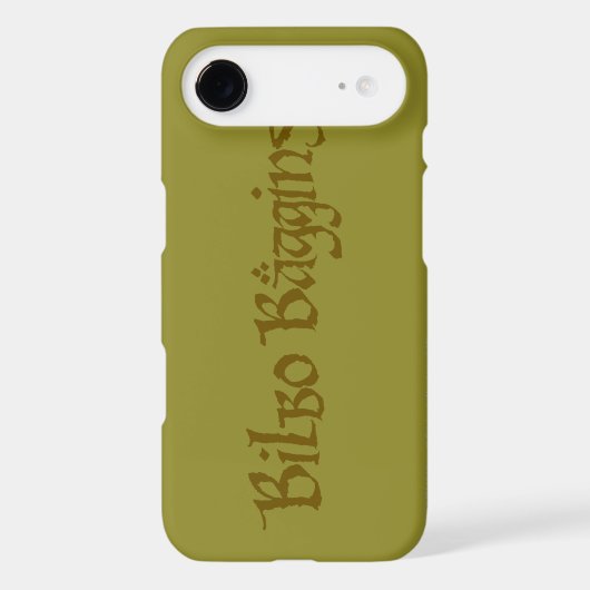 BILBO BAGGINS™ Solid Case-Mate iPhone Case (Back)