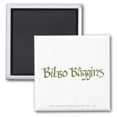 BILBO BAGGINS Textured Magnet