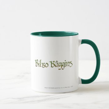 Bilbo Baggins™ Textured Mug by thehobbit at Zazzle