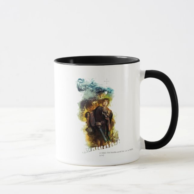 BILBO BAGGINS™ & The Company of Dwarves Graphic Mug (Right)