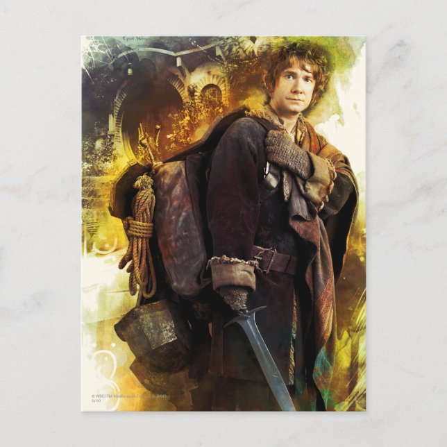 BILBO BAGGINS™ & The Company of Dwarves Graphic Postcard (Front)