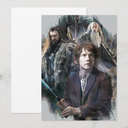 BILBO BAGGINS™, THORIN OAKENSHIELD™, & Gandalf (Front/Back)