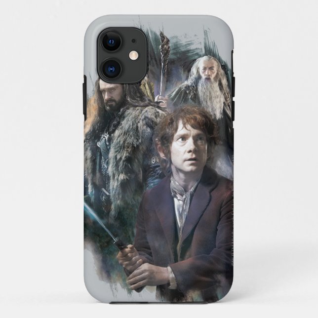 BILBO BAGGINS™, THORIN OAKENSHIELD™, & Gandalf Case-Mate iPhone Case (Back)