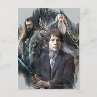 BILBO BAGGINS™, THORIN OAKENSHIELD™, & Gandalf Postcard