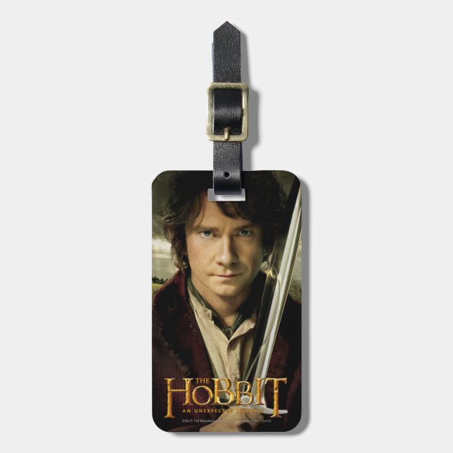 BILBO BAGGINS™ with Sword Luggage Tag (Front Vertical)