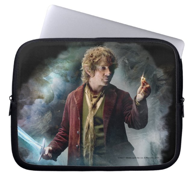 BILBO BAGGINS™ With The Ring Laptop Sleeve (Front)