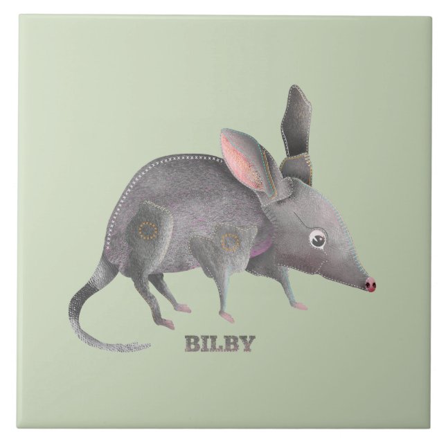 Bilby Ceramic Tile (Front)