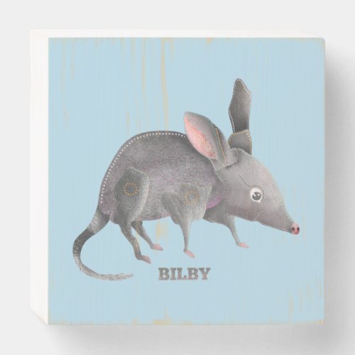 Bilby Wooden Box Sign