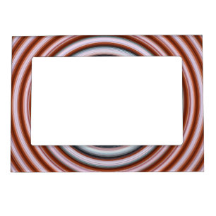 Bilderrahmen rot-weisse Spirale Magnetic Frame