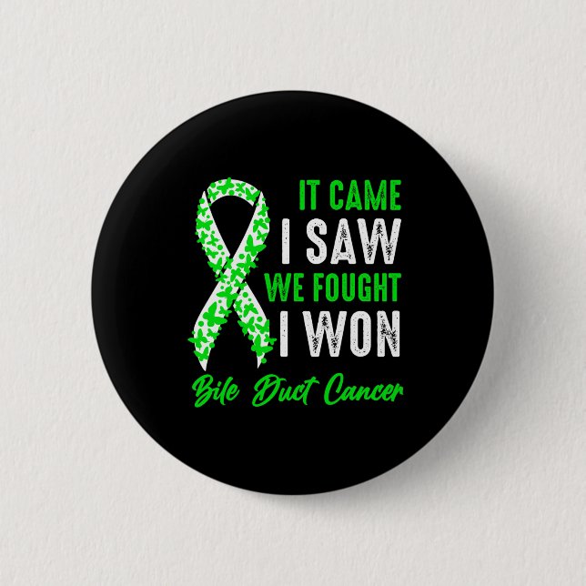 Bile Duct Cancer Awareness 1  Button (Front)