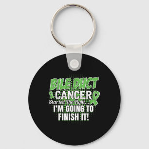 Bile Duct Cancer Awareness Ill Finish This Fight  Keychain