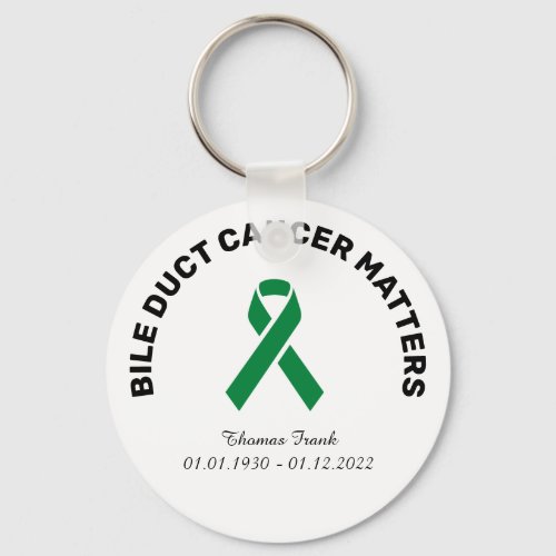 Bile Duct Cancer Awareness Memory  Keychain