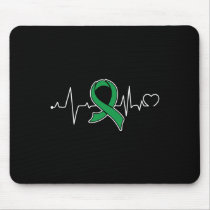 Bile Duct Cancer Awareness Supporter Ribbon  Mouse Pad