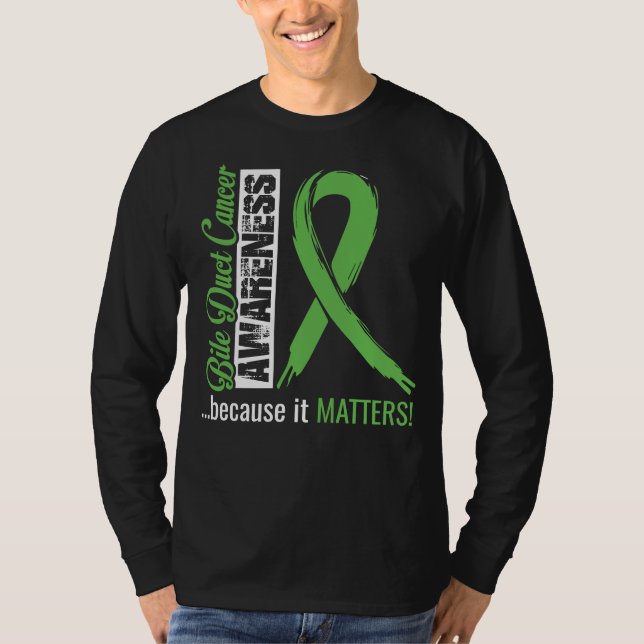Bile Duct Cancer Awareness T-Shirt Gift Idea (Front)