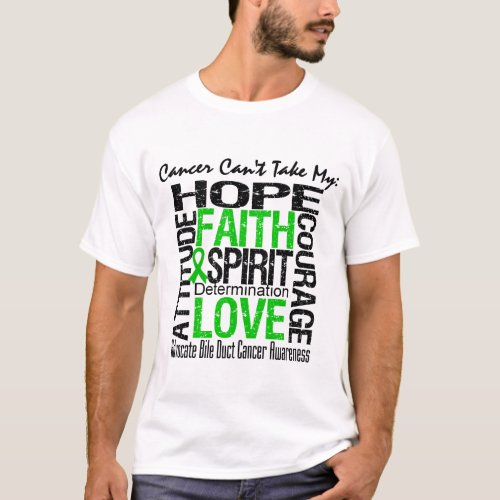Bile Duct Cancer Cant Take My Hope T_Shirt