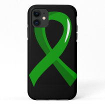 Bile Duct Cancer Green Ribbon 3 iPhone 11 Case