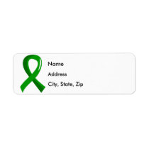 Bile Duct Cancer Green Ribbon 3 Label